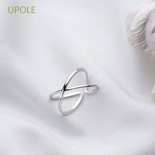 UPOLE más nuevo anillo de dedo de moda joyería pulgar anillo de boda fiesta cruz forma X bohemio signo accesorios de moda/Multicolor