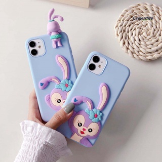 LYL Anti-scratch Cute Rabbit Shape Phone Protective Case Cover for iPhone 12 Pro