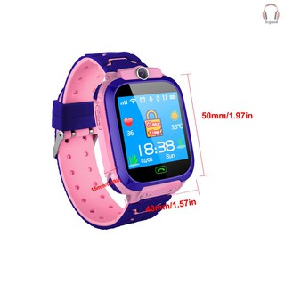 [disponible en inventario] reloj inteligente para niños con ranura para tarjeta SIM de 1.44 pulgadas con pantalla táctil para niños con GPS Tra (8)