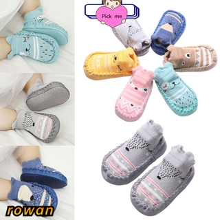 ROW Suave Calcetines De Bebé Para Interior Confort Zapatos Antideslizantes Para Niños Pequeños (1)