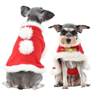 Suministros para mascotas perro capa de navidad invierno suministros calientes ropa gruesa WELO (9)