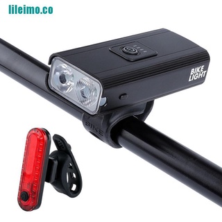 LEIMO Bicycle Light Rainproof USB Charging LED 1200 Lumens MTB Front Lamp Headlight