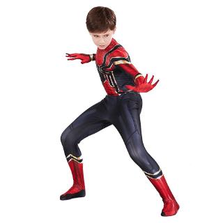 Spider-Man Homecoming Iron Spiderman Traje De Superhéroe Disfraz De Cosplay Mono Para Niños Y Adultos (5)