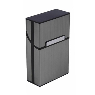 Caja De Cigarrillos De Metal De Aluminio Titular Del Tabaco Contenedor De Almacenamiento S1H5 D1T5-Mejor Bolsillo I8B9 Caliente (1)