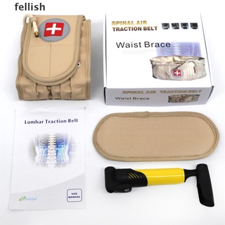 [Fellish] Spinal Air Traction Physio Back Belt Decompression Lumbar Pain Relieve CO436