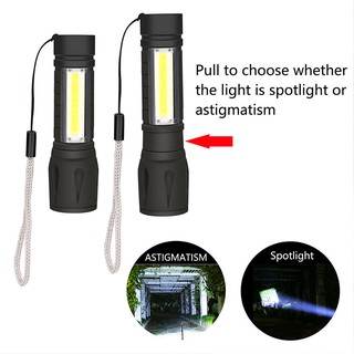3 modos recargable impermeable led antorcha luz con clip xpe + cob usb cargazoomable linterna portátil (9)