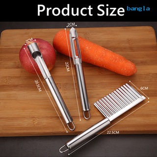 bangla cuchillo de fruta resistente al desgaste afilado portátil de acero inoxidable cuchara de helado dispositivo pelador de piel para la cocina del hogar (5)