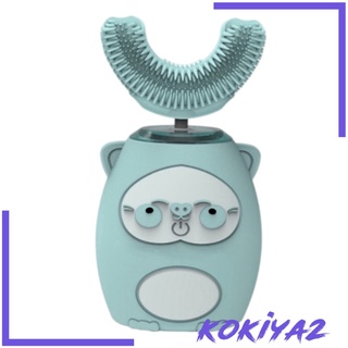 [KOKIYA2] Cepillo de dientes eléctrico para niños en forma de U cepillo limpiador de dientes