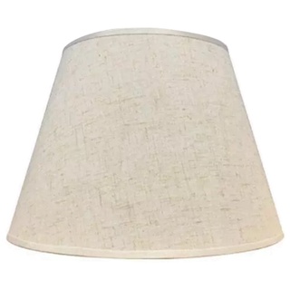 lámpara de mesa pantalla accesorios e27 lino mesita de noche lámpara de pared lámpara de pie lámpara de tela de diámetro inferior 30cm blanco (2)