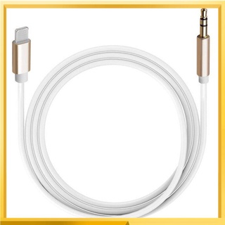 『Sw』Cable auxiliar para iPhone 7/8/X/5s/6 para iluminación a 3,5 mm macho Jack Cable de Audio