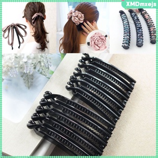 10 piezas 10 cm 8 cm coreano cuadrado plátano clips de pelo diy accesorios para el cabello (5)