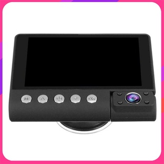 C9 3 lente coche DVR cámara 4 pulgadas LCD 1080p IR visión nocturna Dash Cam grabadora