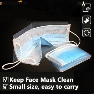 5pcs portátil plegable máscaras Clip de almacenamiento
