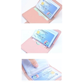 Bst 26 Bits de cuero de la PU de identificación de negocios titular de la tarjeta de crédito de bolsillo bolso monedero organizador con ranuras de licencia de conducir para hombres mujeres (4)