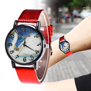 Retro Fashion Men Women Casual Watches Quartz Watch Round Dial Faux Leather Watches Gifts for Couple Birthday