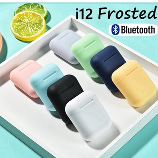 Nueve colores i12 TWS auriculares inalámbricos Inpods 12 Bluetooth 5.0 Color en Tom Pastel/audífonos/ Airpods/audífonos i12