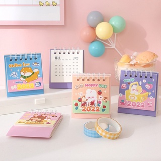 imoda 2022 lindo animal escritorio calendario ins estilo colorido decoración del hogar calendario suministros de oficina