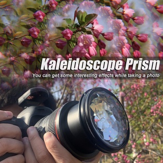 caleidoscopio de 77 mm prism cámara filtro de vidrio número variable de temas slr accesorios de fotografía (4)