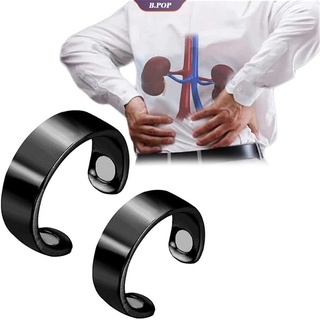 Hot Pure Copper Magnetic Therapy Rings with Two Strong Magnets Elegant Appearance for Arthritis Rings Adjustable Health Gifts | BPOP |