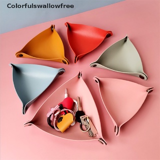 colorfulswallowfree pu cuero plegable triángulo bandeja de dados portátil caja para juegos de mesa (2)