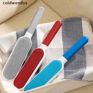 [coldwendys] cepillo removedor de pelusas manual de dos lados antiestático ropa polvo mascota limpieza de pelo