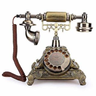 Teléfono Retro con cable fijo clásico Vintage para el hogar de escritorio/teléfonos