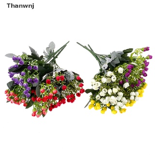 [tai] 36 cabezas/bobina mini flores artificiales de seda falsas flores de rosas decoración del hogar sdg