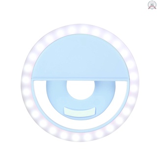 led selfie luz círculo flash relleno clip cámara lámpara portátil regulable luz suplementaria para teléfono móvil y tabletas