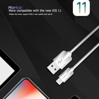Ma-Romoss CB12V Cable de carga de 8 pines 2A cargador rápido Cable de datos para iPhone 7/8/X-COD