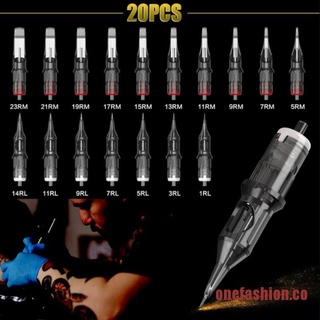 ONSHION 20pcs Disposable Makeup Cartridge Needles Bayonet Tattoo Gun 1RL/3RL/5RL (1)