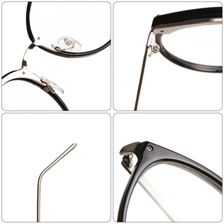 1pc clásico retro óptico gafas transparentes lente mujeres hombres gafas gafas de metal marcos gafas gafas transparentes gafas (9)