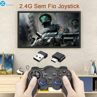 2.4G Controlador Inalámbrico Gamepad Joystick Para Android Tablet Teléfono PC TV cynna