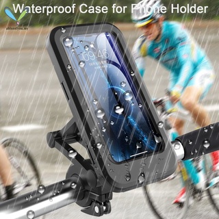 soporte impermeable para teléfono móvil de la motocicleta de captura del teléfono de la bicicleta paleta dura de la motocicleta de la pantalla táctil impermeable