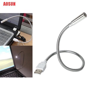 AOSUN 1Pc portátil bolsillo USB teclado flexible PC portátil portátil lámpara LED leer