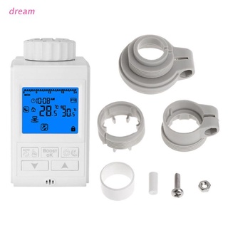 dream temporizador programable termostato trv radiador válvula actuador controlador de temperatura