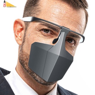 Nuevas máscaras de aislamiento de protección facial a prueba de salpicaduras y máscaras a prueba de espuma, escudo facial yumcute