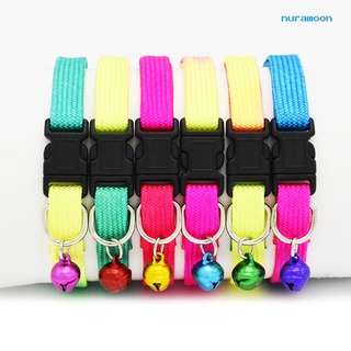 nuramoon collares ajustables con campana ajustable para cachorro/perro/gato/accesorio para mascotas