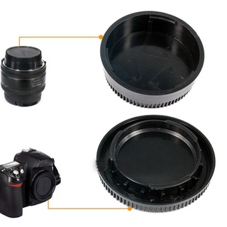 【buysmartwatchee】58*22mm Body Cap + Rear Lens Cover Plastic Body for All Nikon DSLR Camera