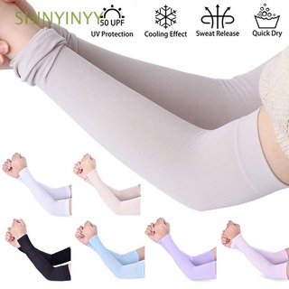 SHINYINYY Exposed thumb Arm Sleeves Sportswear Sun Protection Arm Cover New Warmer Running Summer Cooling Basketball Outdoor Sport/Multicolor