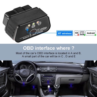 konnwei lector de código bluetooth kw903 obd2 v1.5 escáner automotriz coche a bordo de diagnóstico multifuncional para android