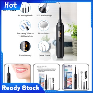 <callbaby> Limpiador de dientes eléctrico portátil removedor de sarro eléctrico cuidado de las encías para el hogar
