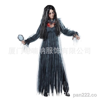 ☍New Halloween Vampire Ghost Bride Costume Masquerade Party Party Stage Costume Wholesale