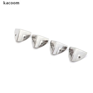 kacoom - soportes de esquina de metal plateado (4 unidades) (6)
