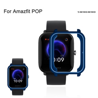 swingwind antiarañazos tpu full edge smart watch funda protectora para huami amazfit-pop