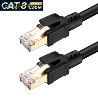 NEMAIOUS Laptop PC Lan Wire 2000MHz Network CAT8 Ethernet Cable High Speed 40Gbps Router Patch Cord RJ45 Internet Cable