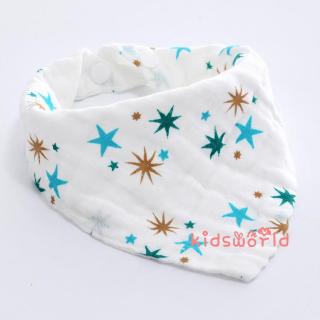 1 pieza babero/toalla Triangular de algodón para niños (6)