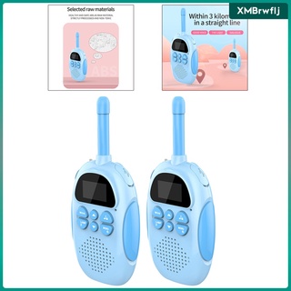 impermeable larga distancia niños walkie talkies 22 canales juguetes regalo rosa+azul