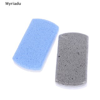 [myriadu] 2 piezas de piedra pómez exfoliante exfoliante exfoliante piel muerta dura portátil.