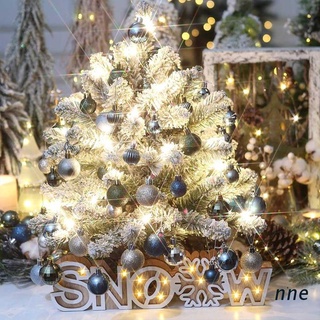 nne. 49 unids/caja 3 cm bola de navidad adornos de árbol de navidad decoraciones para vacaciones boda fiesta colgante colgante