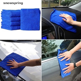 snowspring 5 unids/10pcs microfibra lavado toallas limpias limpieza de coche duster paño suave toalla de coche co